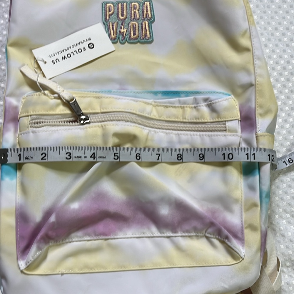 Pura Vida Backpack Tie Dye Backpack Beach Bag - Picture 6 of 12